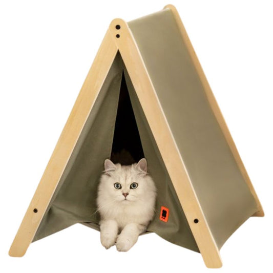 Tente hamac design triangle pour chat