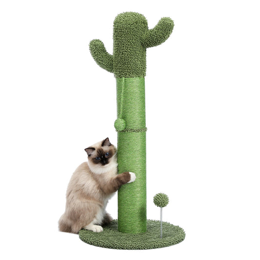 Arbre à chat tour griffoir design cactus