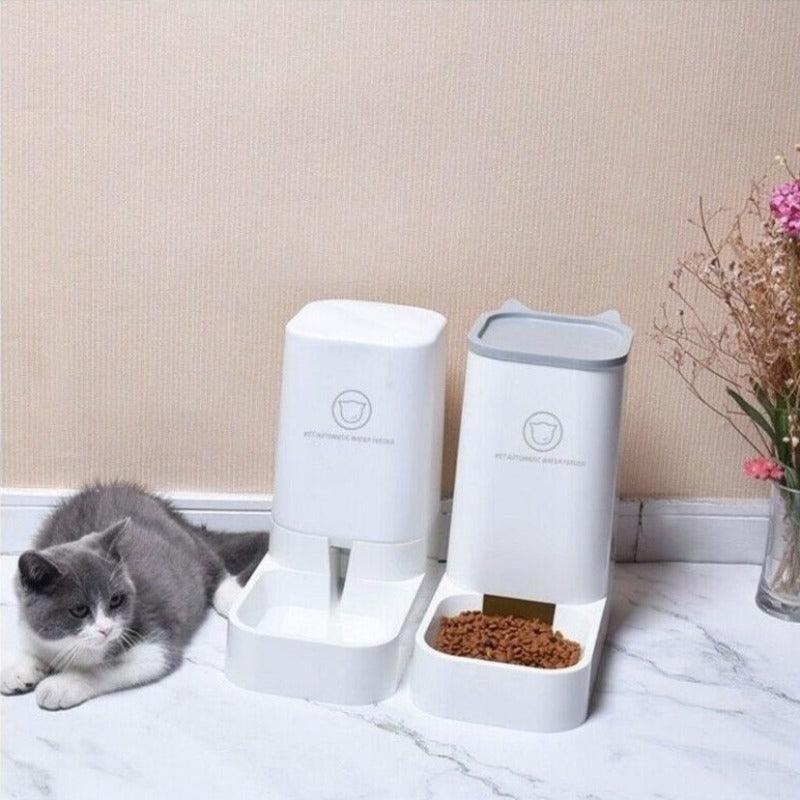 Gamelle Chat Automatique Distributrice Nourriture et Eau