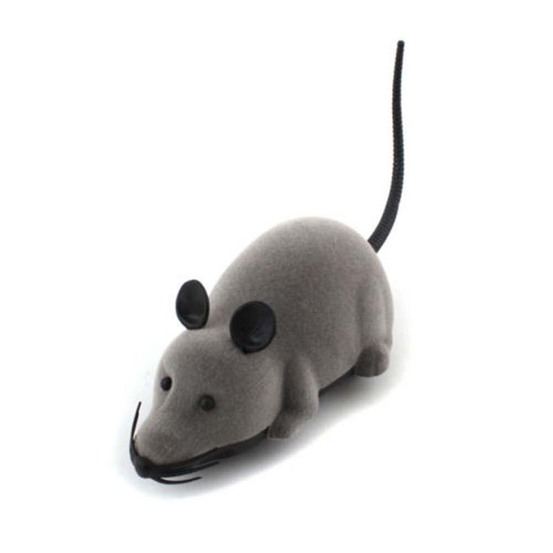 Souris Télécommandée Grise Pour Chat