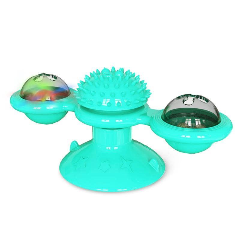 SpinCat™ Meilleur Jouet Interactif Pour Chat et Chaton Bleu Vert